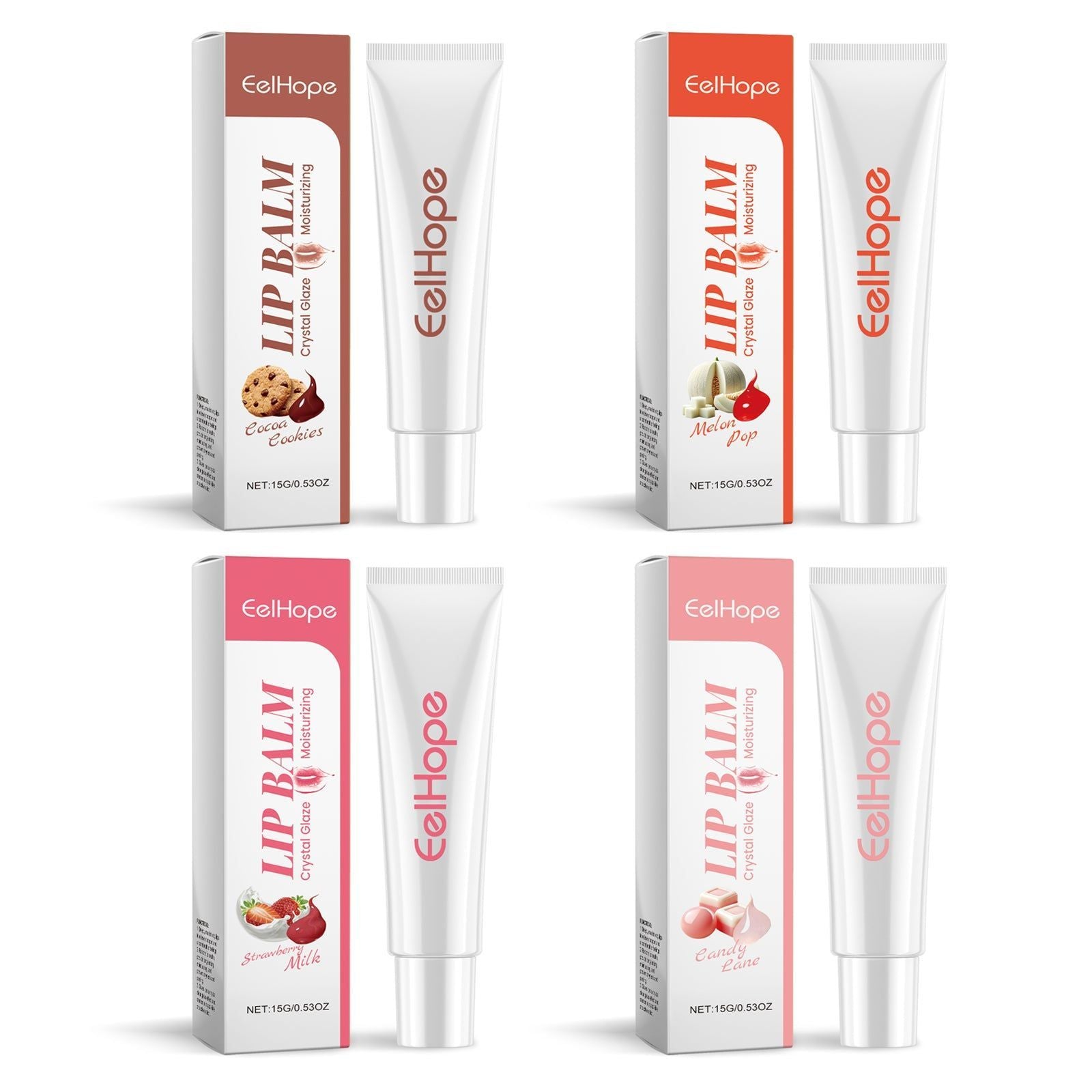 Crystal Lip Balm Nourish and Moisturize for Soft, Plump, and Glowing Lips ,15g