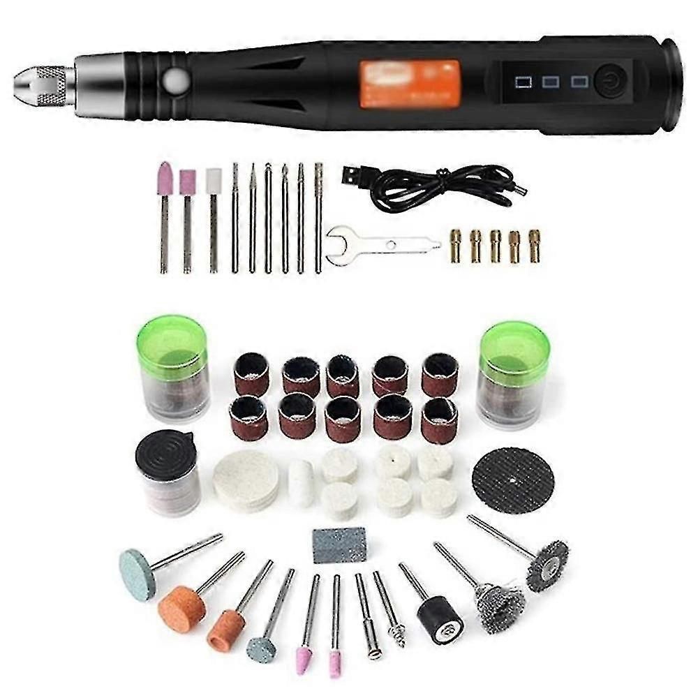 105pcs Mini Electric Drill Kit With 3 Speeds and USB Charging