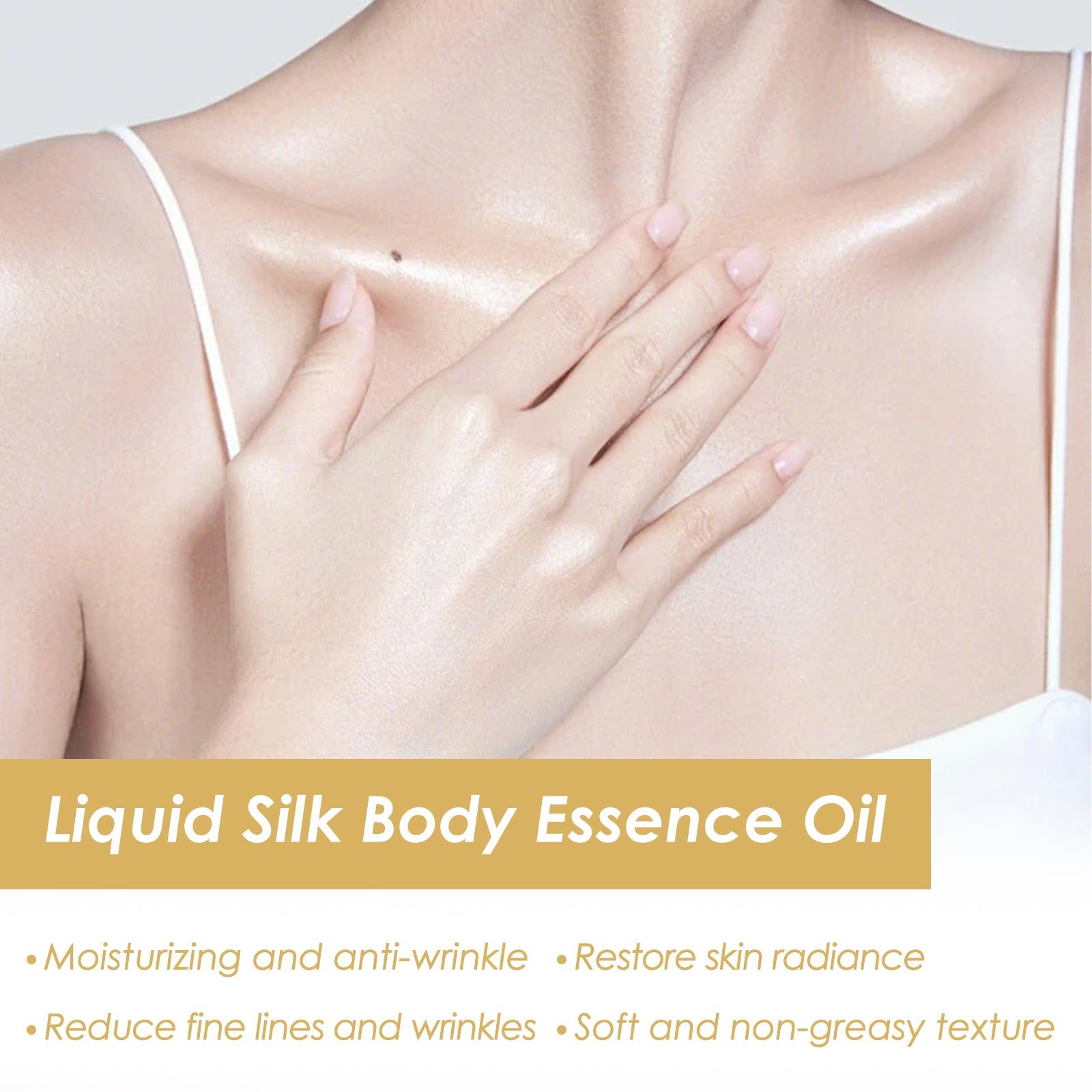 Revitalize Your Skin with Liquid Silk Body Oil, Firm, Anti-Wrinkle, Hydrating ,100ml
