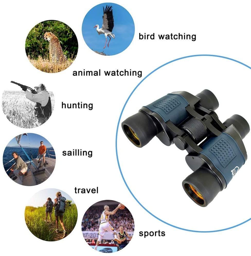 60X60 3000M HD Professional Hunting Binoculars Telescope Night Vision