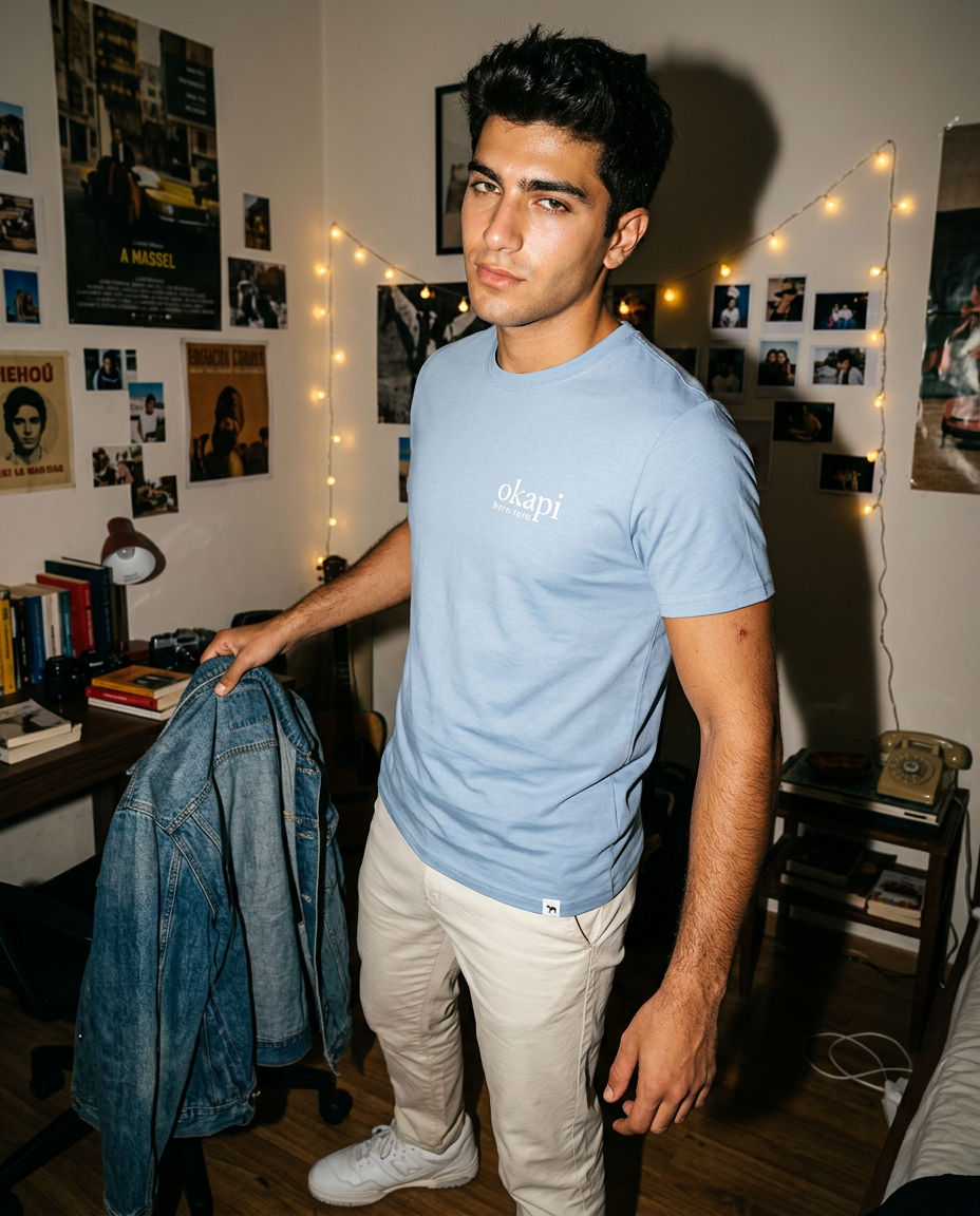 Okapi Blue Striped Legacy T-Shirt