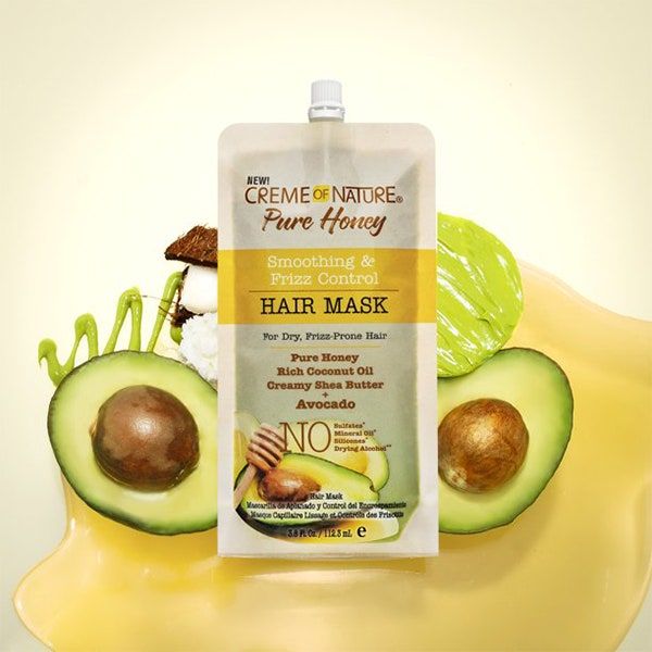 Creme of Nature Pure Honey Smoothing & Frizz Control Hair Mask, 112.3ml
