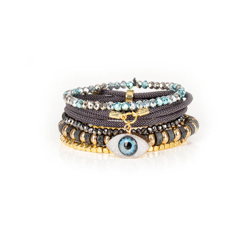 The Dark Blue Vision Protective Eye Bracelet Set