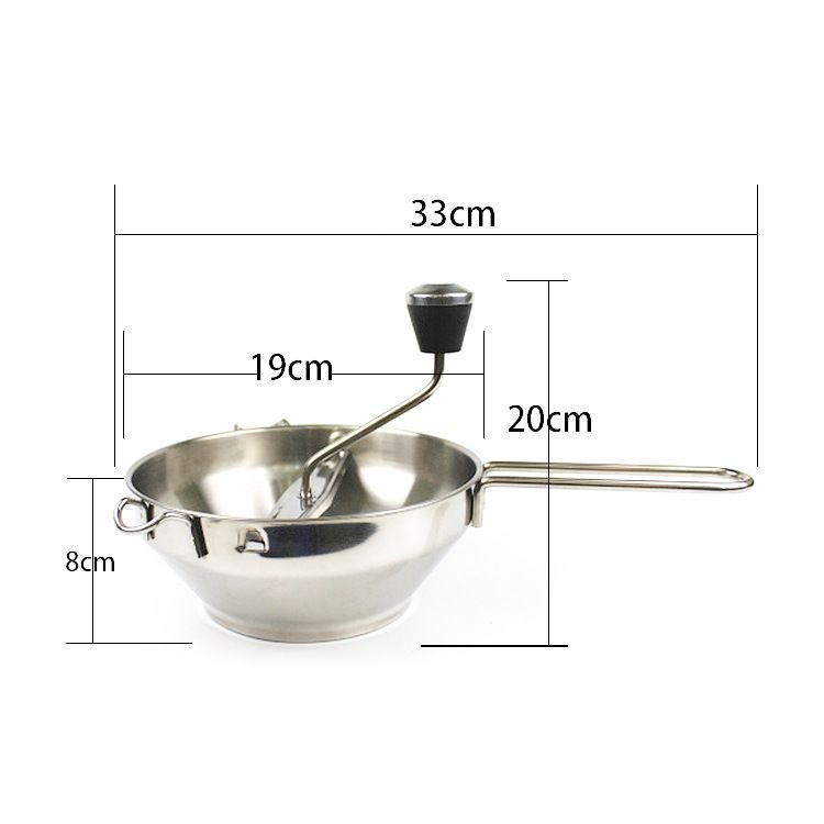 Stainless Steel Strainer Potato Press Strainer for Tomato Sauce Applesauce Puree