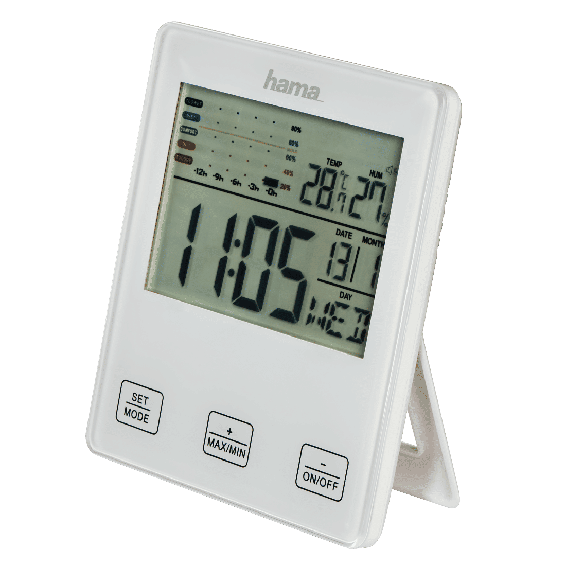 HAMA 176967 Thermo-Hygrometer with Mold Alert 1