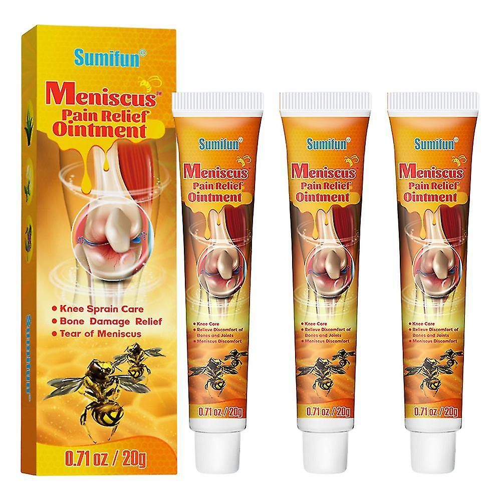 3pcs Bee Venom Gel for Joint Relief - Professional Treatment for Knee, Shoulder, Neck, and Lumbar Care
