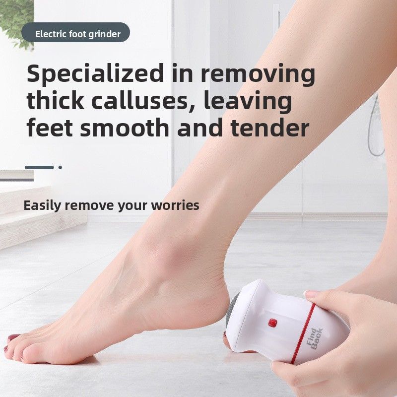 Rechargeable Electric Foot Callus Remover White