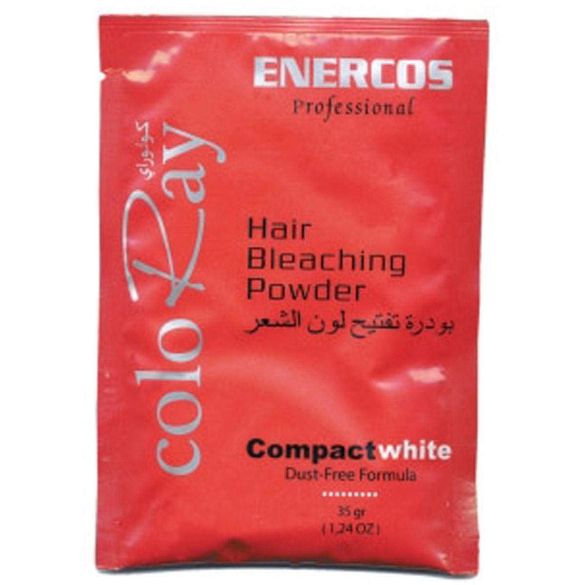 Enercos Professional Bleach Powder Dust Free, White, 35gm