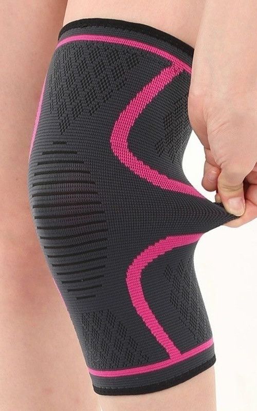 2 Pack Knee Brace Compression Sleeve Support For Men Running Riding Silicone Antiskid Knee