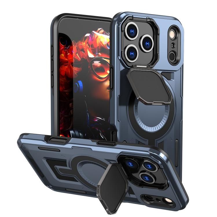 For iPhone 18 Pro Max / iPhone 17 Pro Max Shield Frame Holder MagSafe Phone Case
