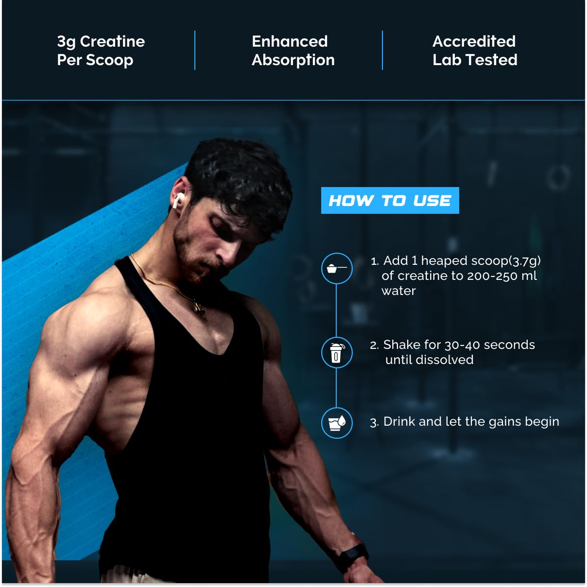 Wellcore Creatine Kiwi Kick 122G