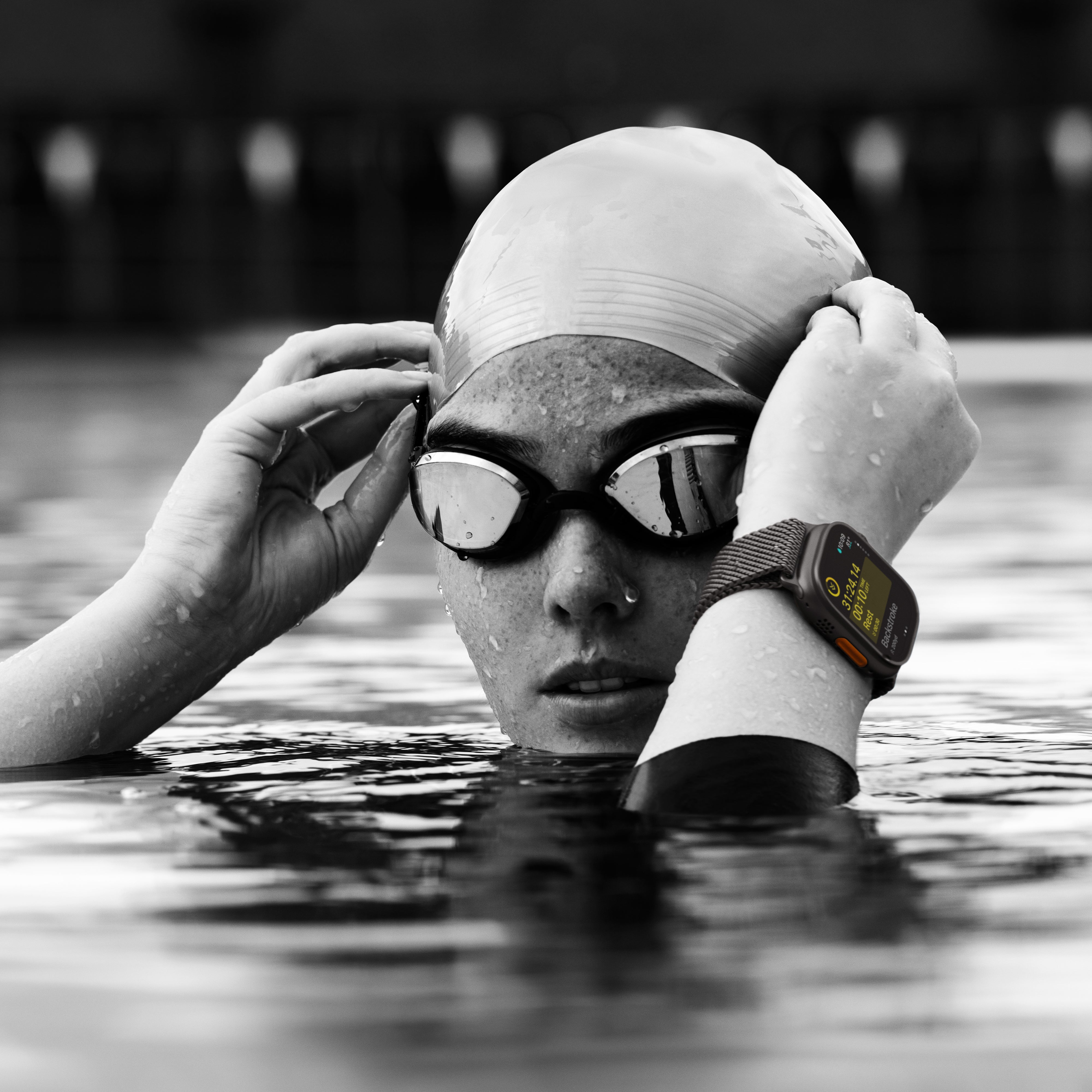 Apple Watch Ultra 2 GPS + Cellular, 49mm Black Titanium Case with Trail Loop M/L, MX4V3