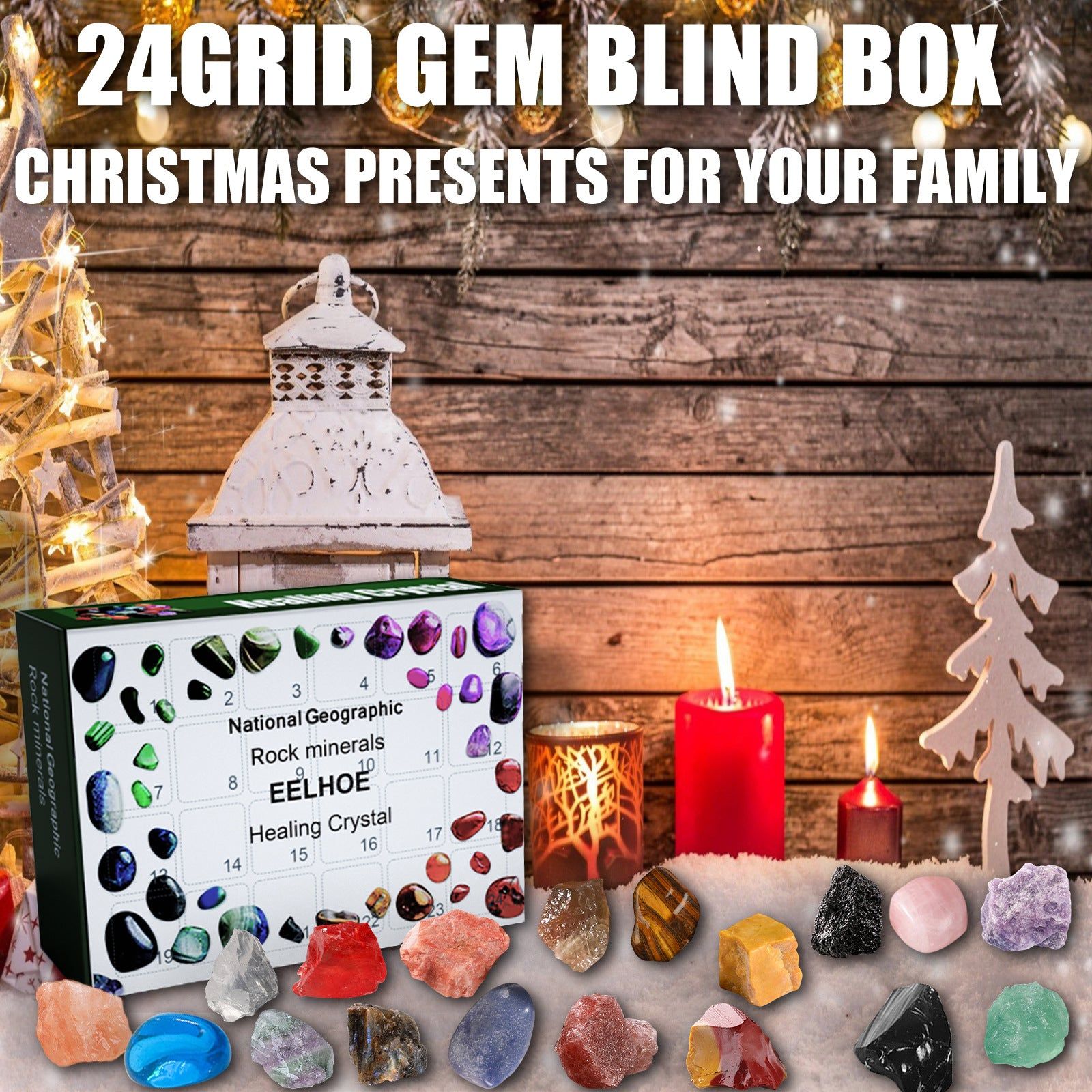 Christmas Ore Blind Box Surprise, Festive Gift, Holiday Mystery Box, Fun Gift Idea ,1pcs