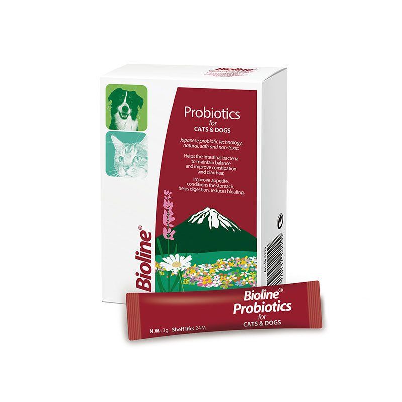 بروبيوتيك بيولاين المنشط للكلاب والقطط - 25 غرام
