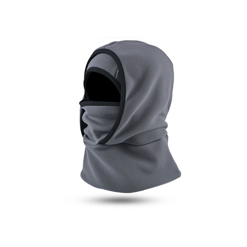 Winter Double-layer Polar Fleece Balaclava Full Face Neck Protection Cycling Ski Mask