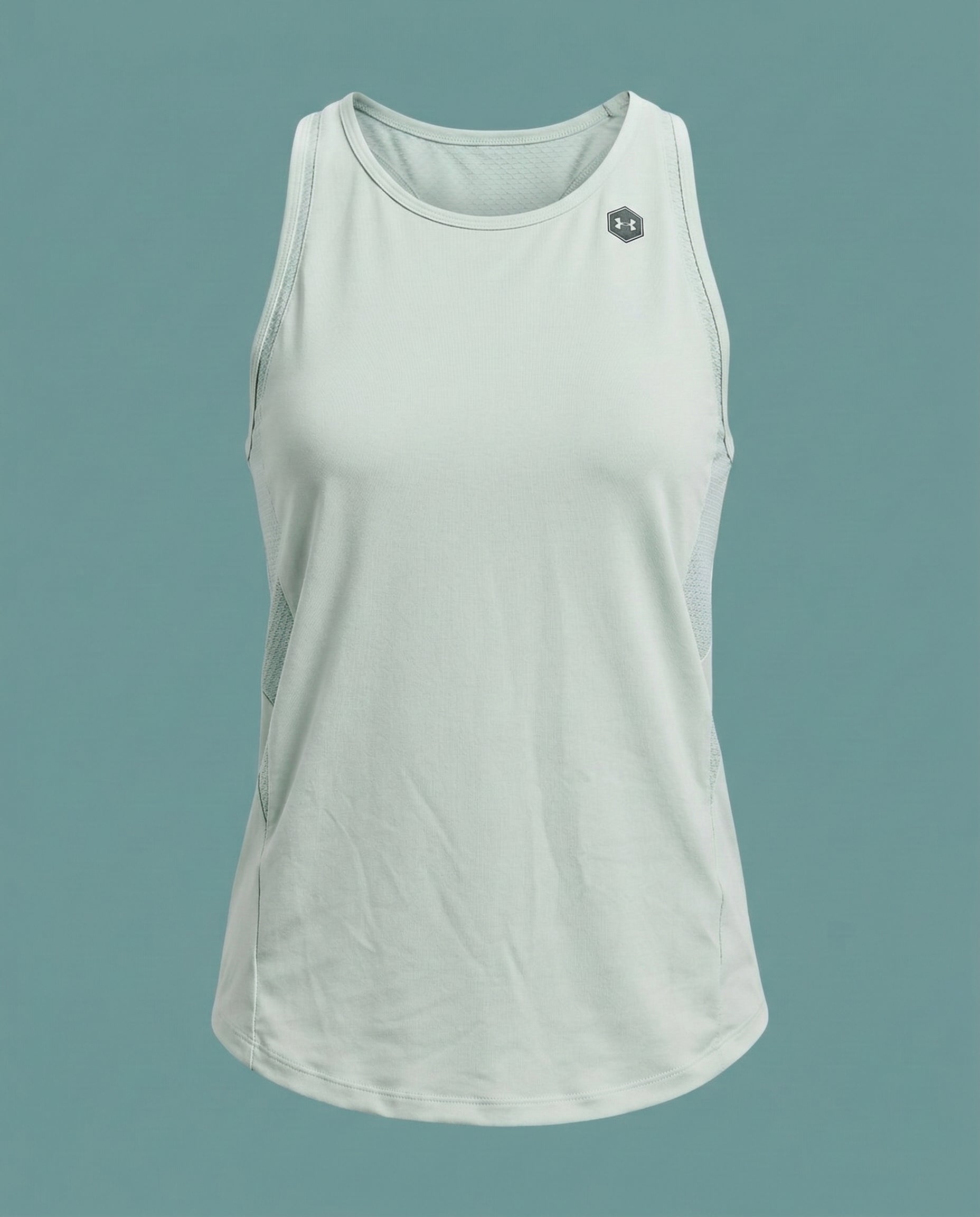 Under Armour White & Light Blue T-Shirt