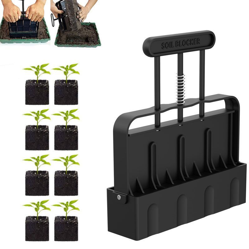 Soil Blocker Manual Soil Block Maker Mold Blocking Tool Soil Stopper