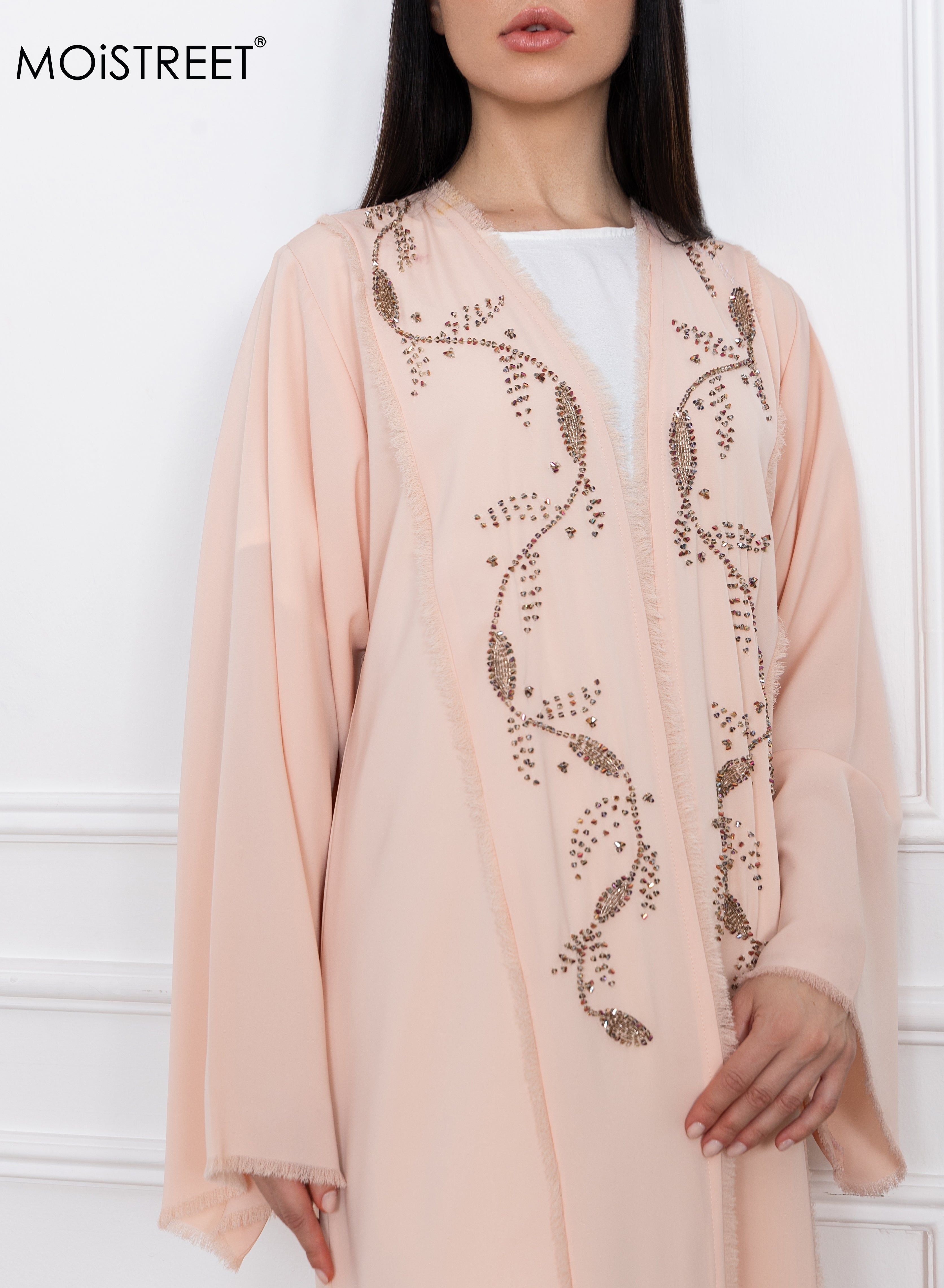MOiSTREET Nida Embroidery Abaya