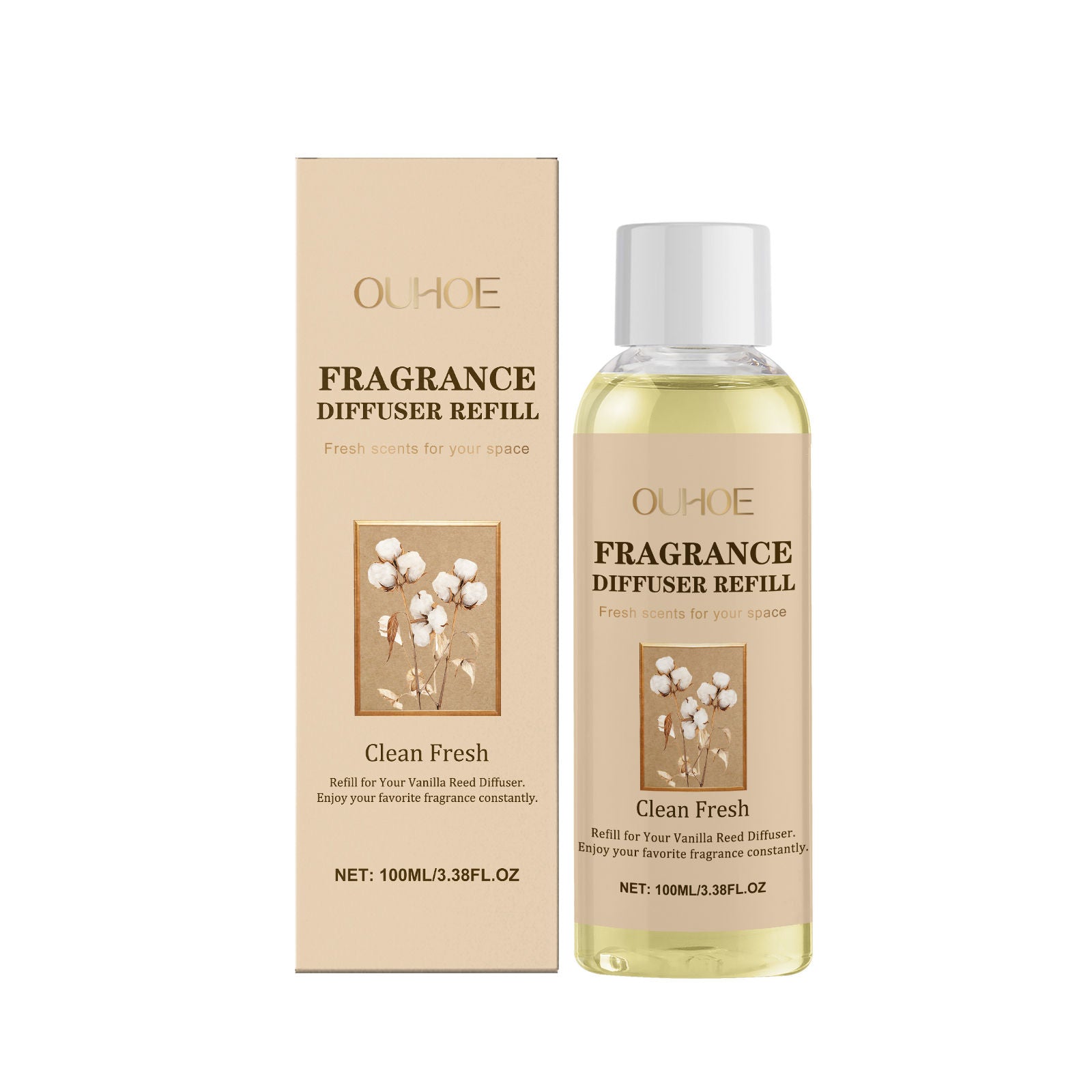Aromatherapy Leaves Fragrance Refill, Relaxing Essential Oil, Stress Relief, Home Air Freshener ,100ml