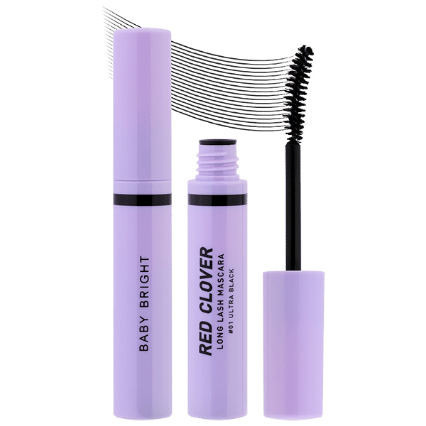 RED CLOVER LONG LASH MASCARA 4.8G BABY BRIGHT (M) #01 ULTRA BLACK