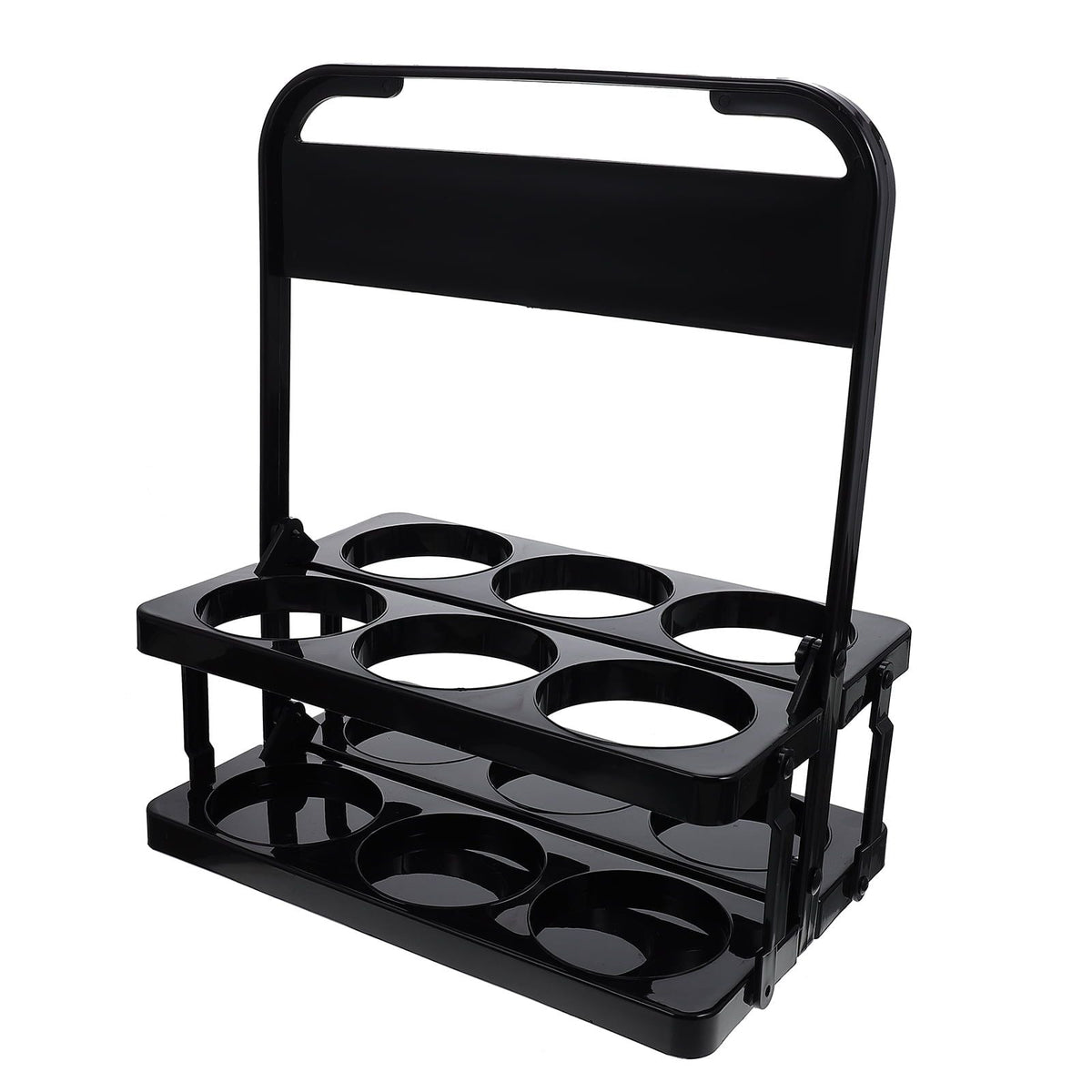 Drink Carrier 6 Holes Foldable Beverage Delivery Holder Beer Bottle Organizer
