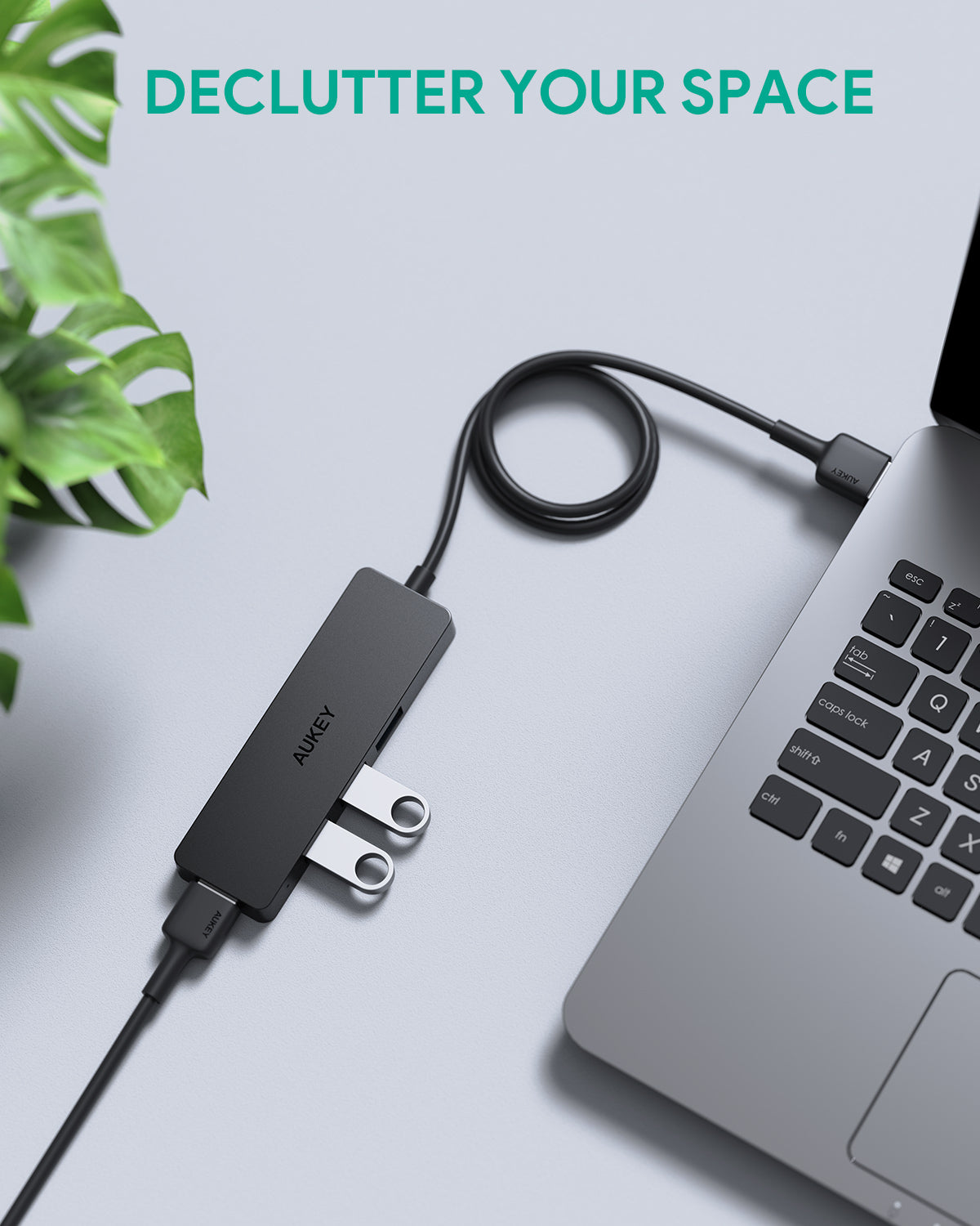 Aukey CB-H37 USB-A to 4-port USB3.0 A Hub