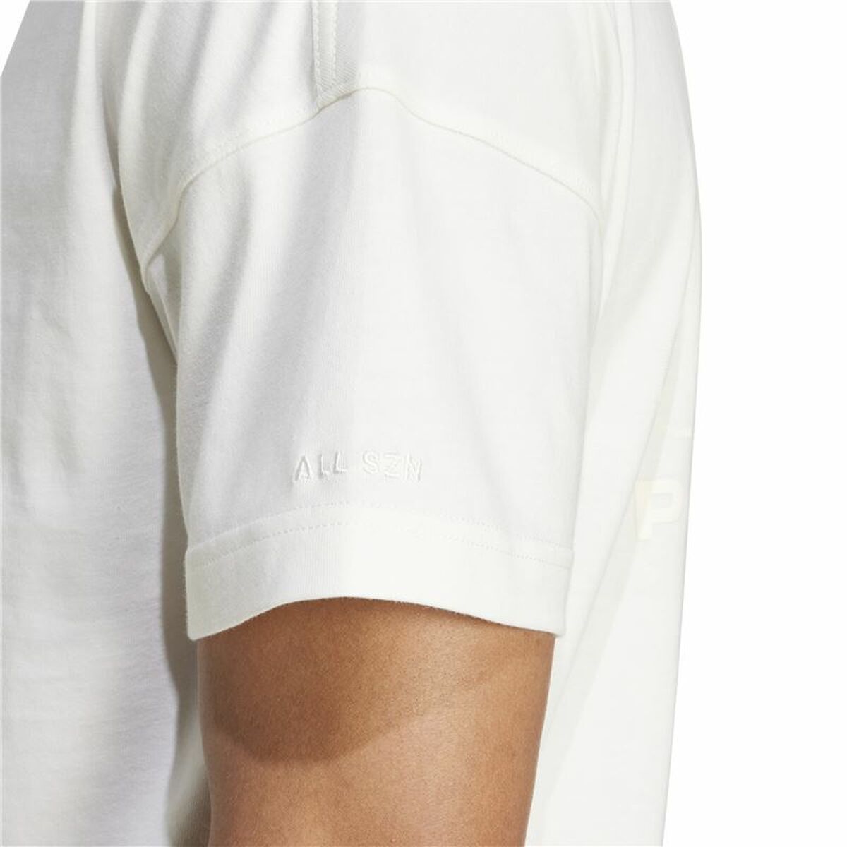 Men’s Short Sleeve T-Shirt Adidas All Szn Graphic White