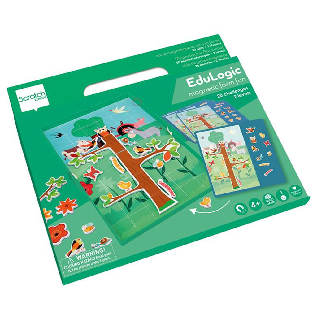 Farm Fun Magnetic, With 20 Challenges And 2 Levels