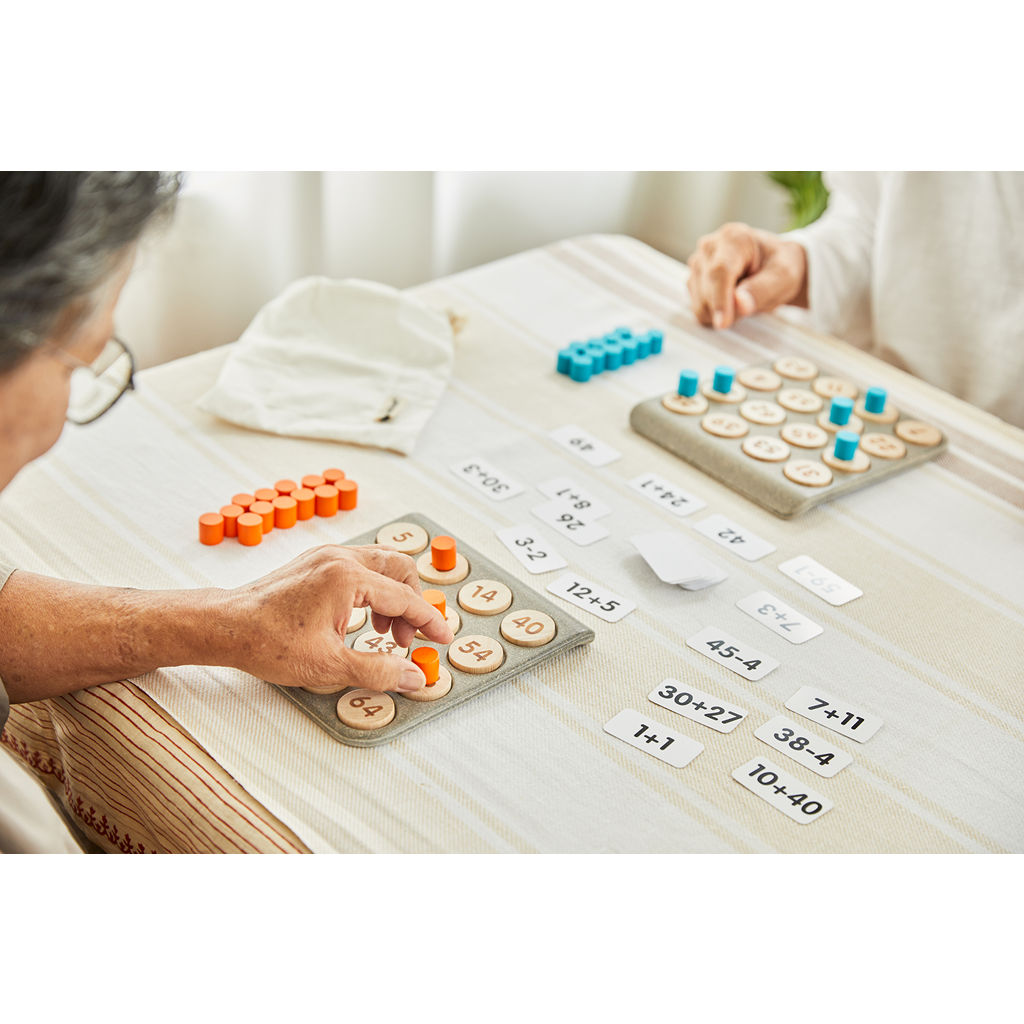 PlanToys Math Bingo — Wooden Educational Game