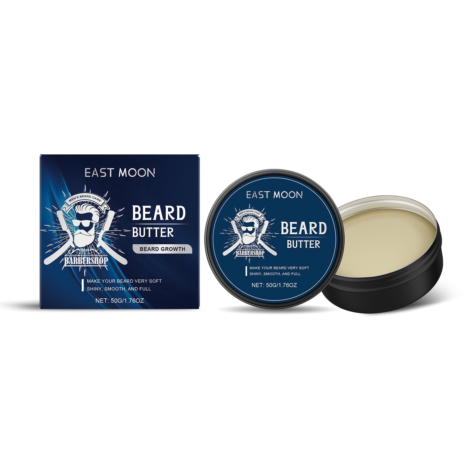Revitalize Your Beard with Sandalwood Oil, Hydrating Beard Care for Soft, Frizz-Free Beards ,50g