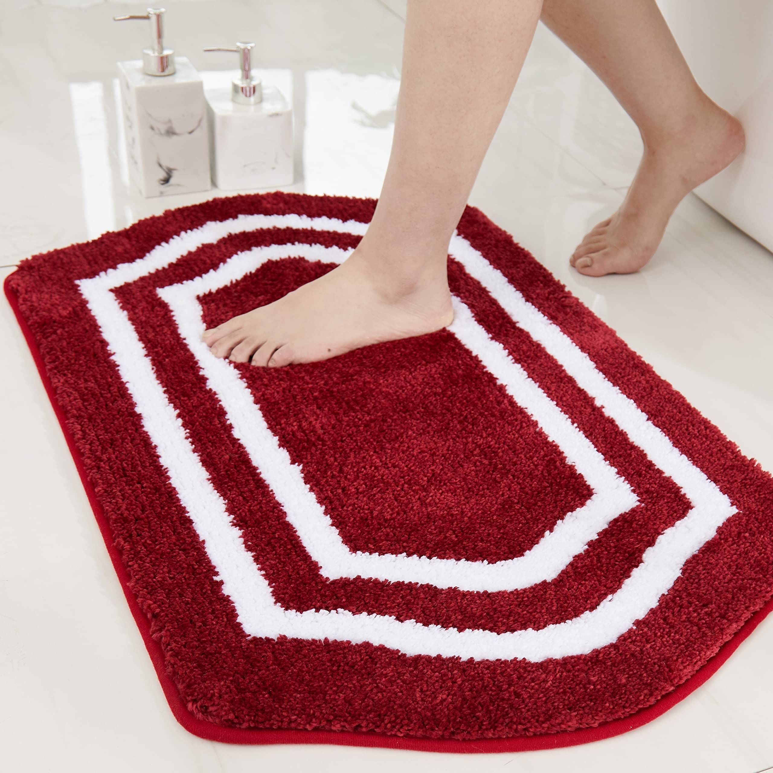 AIESY® Extra Thick Linen Anti-Slip Soft Bath Mats