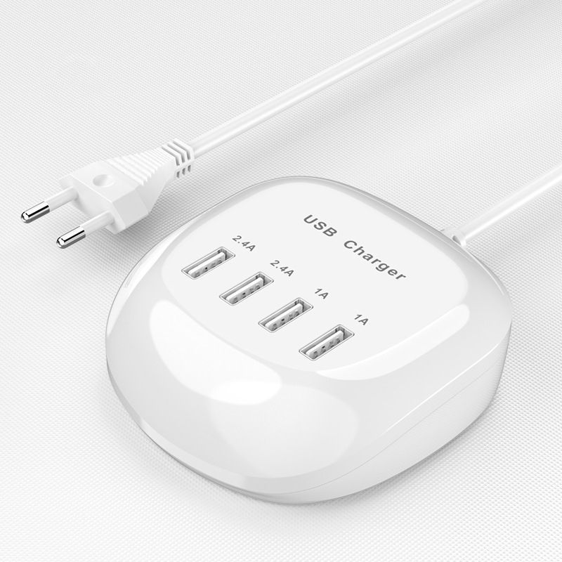 Multi USB Charger Station Smart Wall Charging Adapter For Home Office