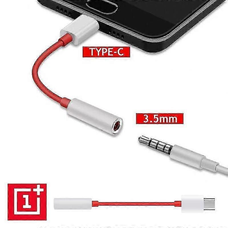 Type C To 3.5mm Earphone Converter Audio Cable Adapter One Plus Headset Connector For Oneplus 6t 7 Pro Usb C To 3.5 Aux Adapter