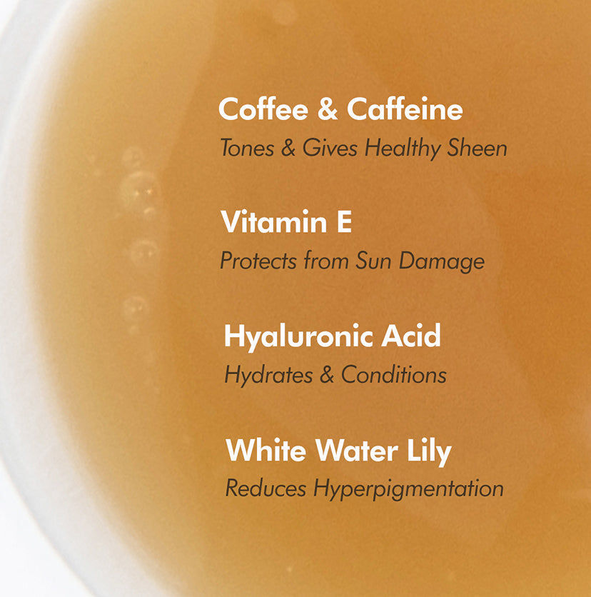 مصل الوجه المكافئ للكافيين من mCaffeine Naked & Raw Coffee مع زنبق الماء الأبيض، 40 مل