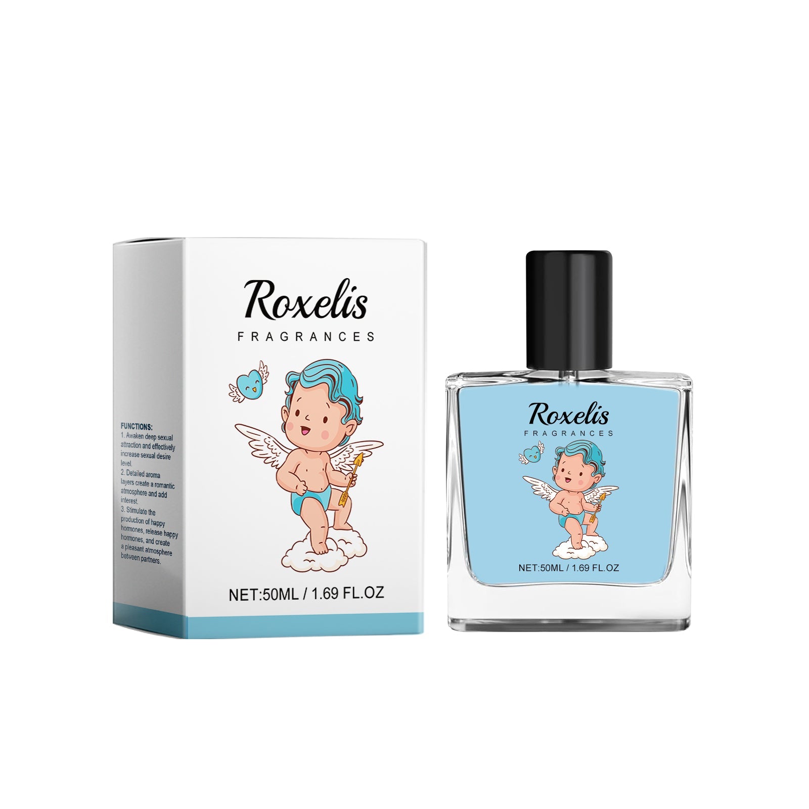 Cupid Angel Perfume, Long-lasting Fragrance, Elegant Gift, Fresh and Confident ,50ml