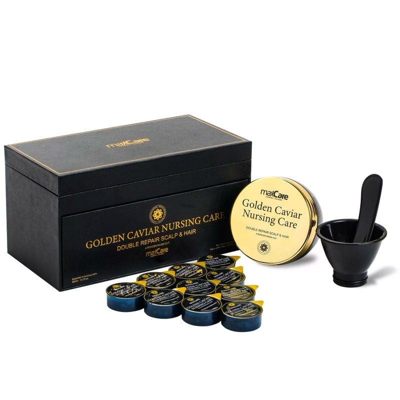 Maxcare Golden Caviar Nursing Care Double Repair Scalp Care Kit