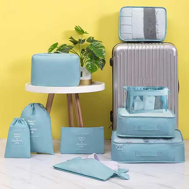 7-Piece Set Portable Luggage Organizer – Travel Storage Bags for Efficient Packing & Organization