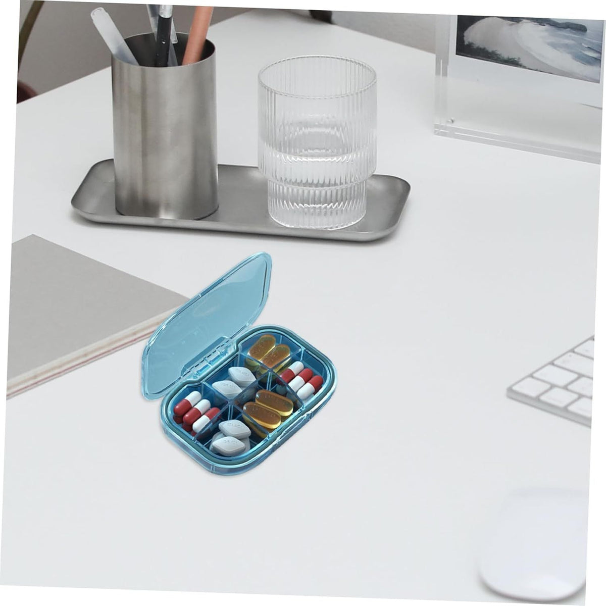 Medicine Storage Box Multi Compartment Organizer for Pills Vitamins