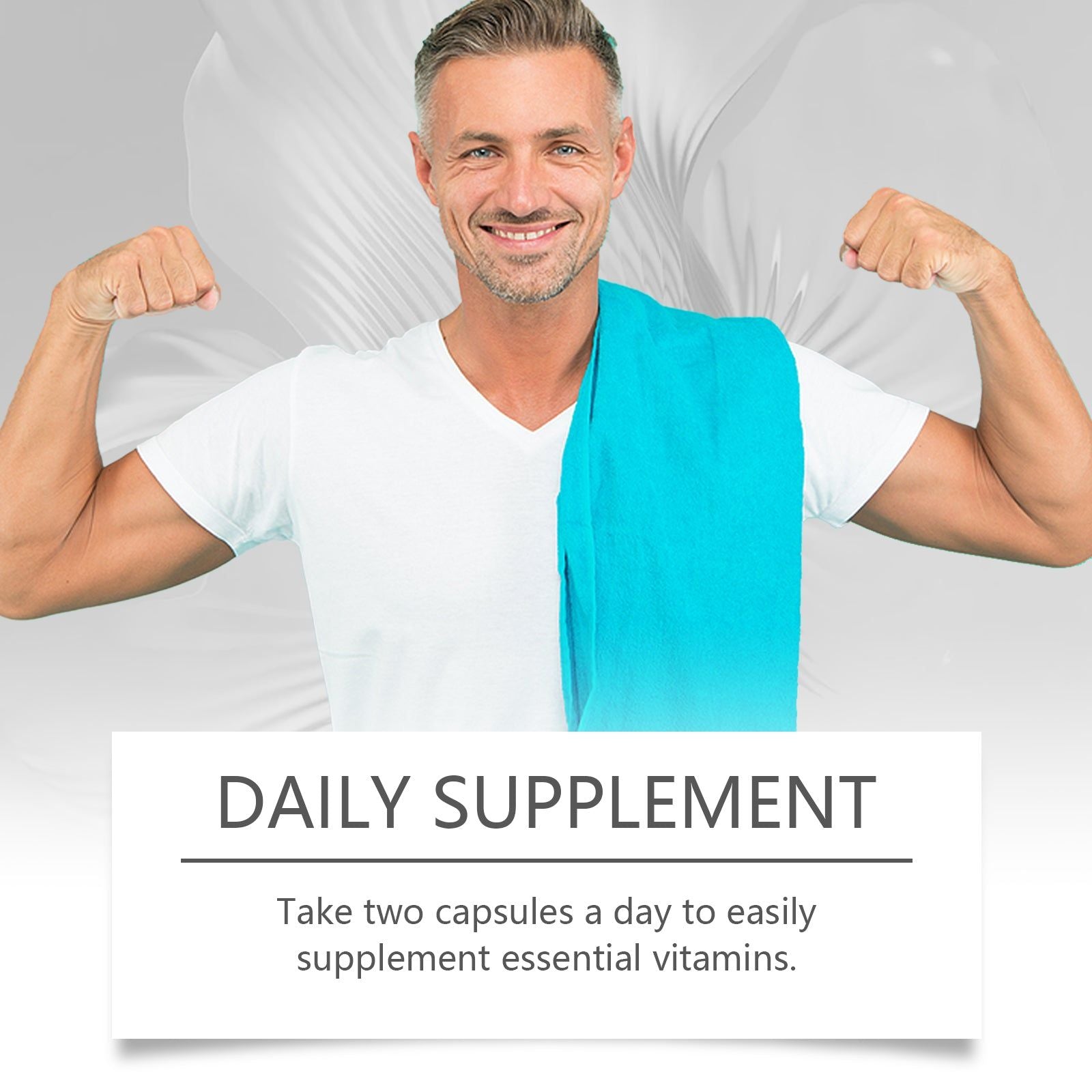 Boost Your Body Care, All-In-One Fiber & Supplement Capsules for Energy & Healing ,60 capsules
