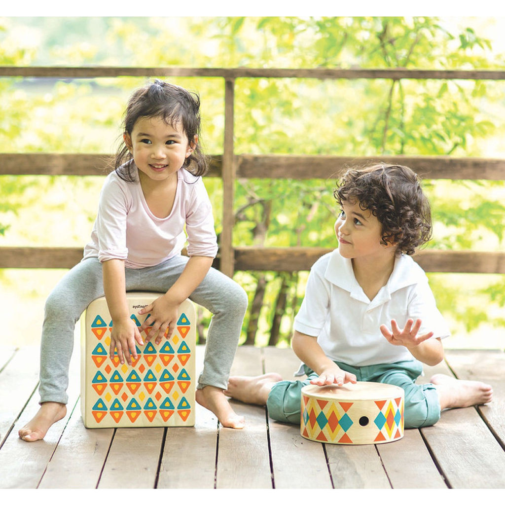 PlanToys Rhythm Box II — Wooden Drum Toy