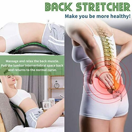 Lumbar Orthosis Back Stretching Device Magnetic Therapy Acupunctur Waist Relax Massager