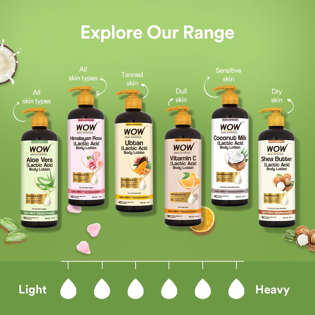 Wow Skin Science Aloe Vera Body Lotion 400 ML
