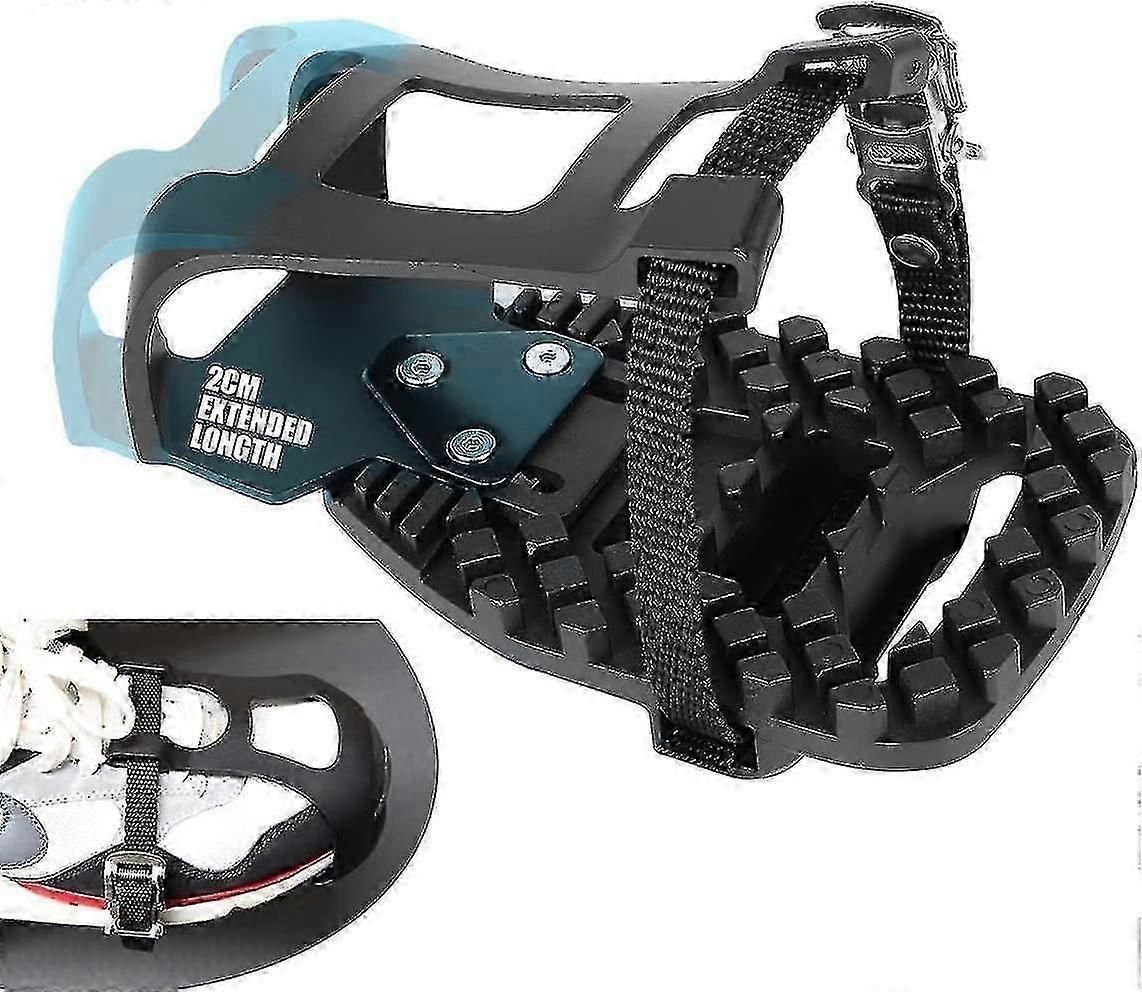 Toe Cages For Peloton Bike Peloton Bike+ Pedals Compatible Toe Cage Adapters, Toe Clips Cage