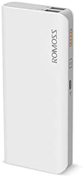 شاحن محمول ROMOSS SOLIT5 10000mAh - أبيض