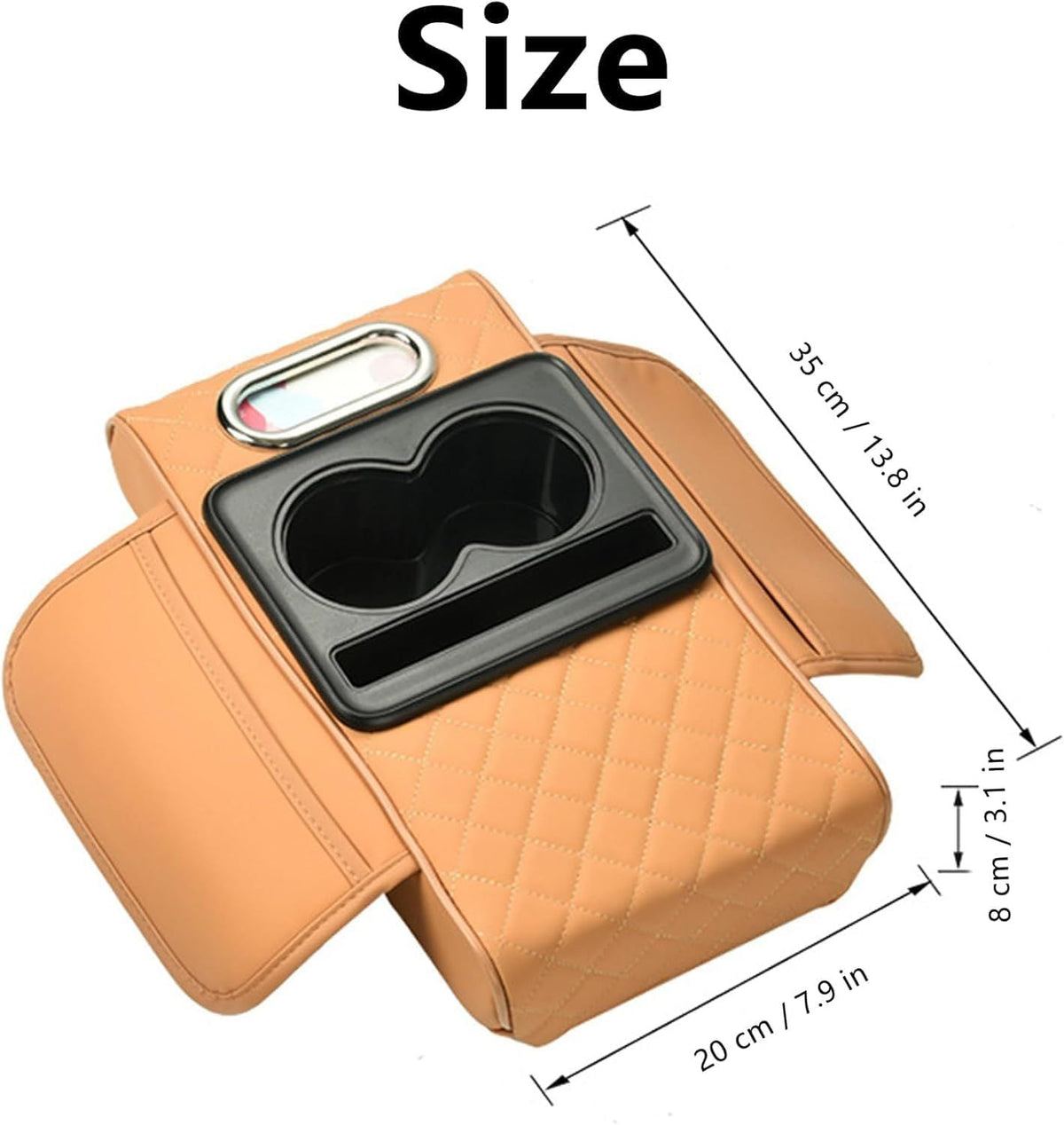 Car Armrest Cushion Integrated Pressurized Multifunctional Car Armrest Heightening Pad