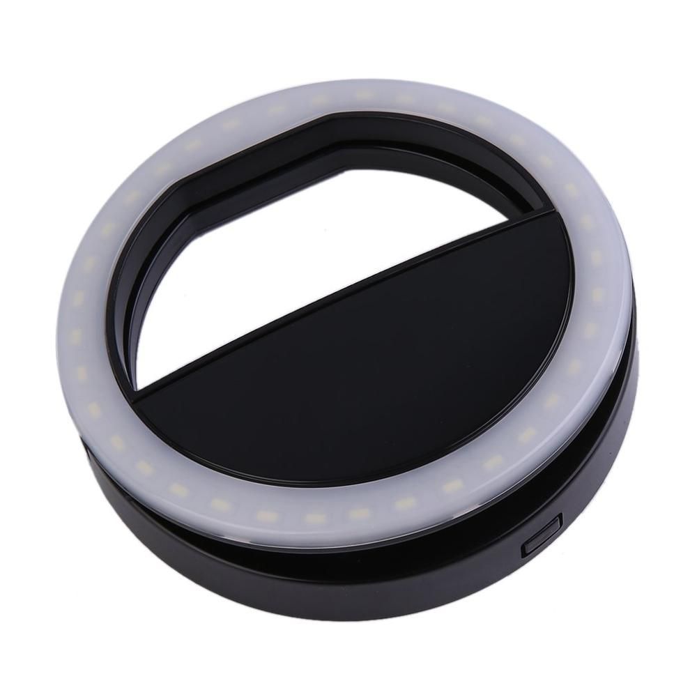 Selfie Ring Light LED Clip For Cell Phone Portable Selfie Flashlight Makeup Mirror
