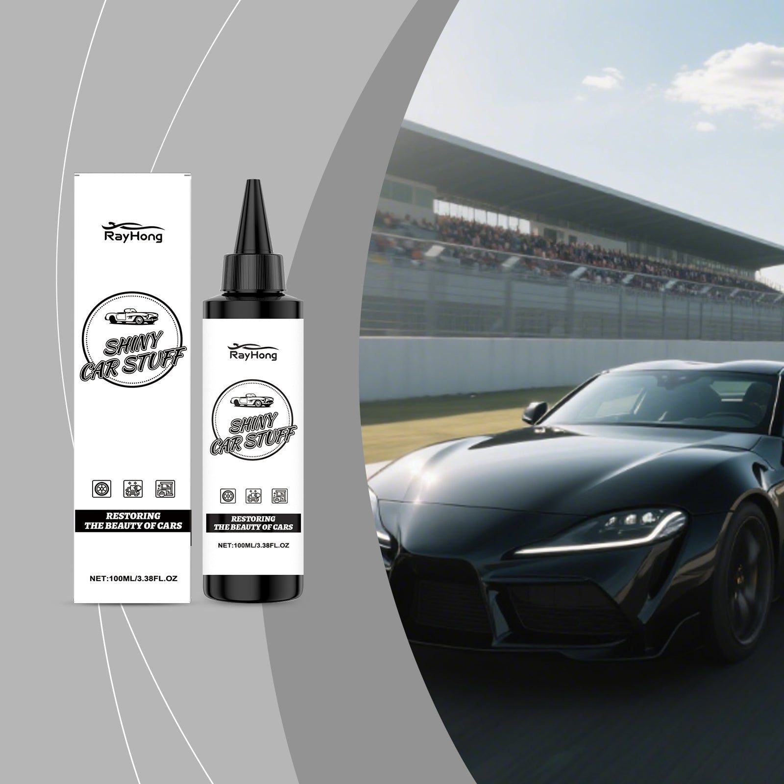 Auto Care Coating, Mirror Shine, Waterproof, UV Protection, Car Detailing Supplies ,100ml