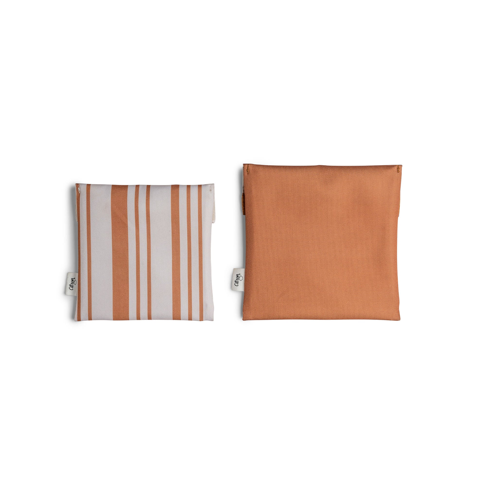 Citron-Reusable Sandwich Bag Set of 2-Caramel
