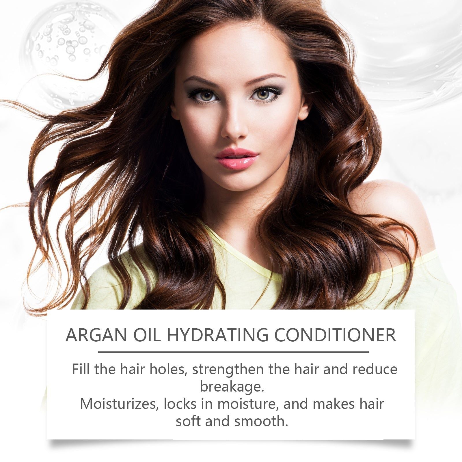 Argan Oil Moisturizing Conditioner for Dry Hair, Nourish, Hydrate, Smooth, Repair ,100ml