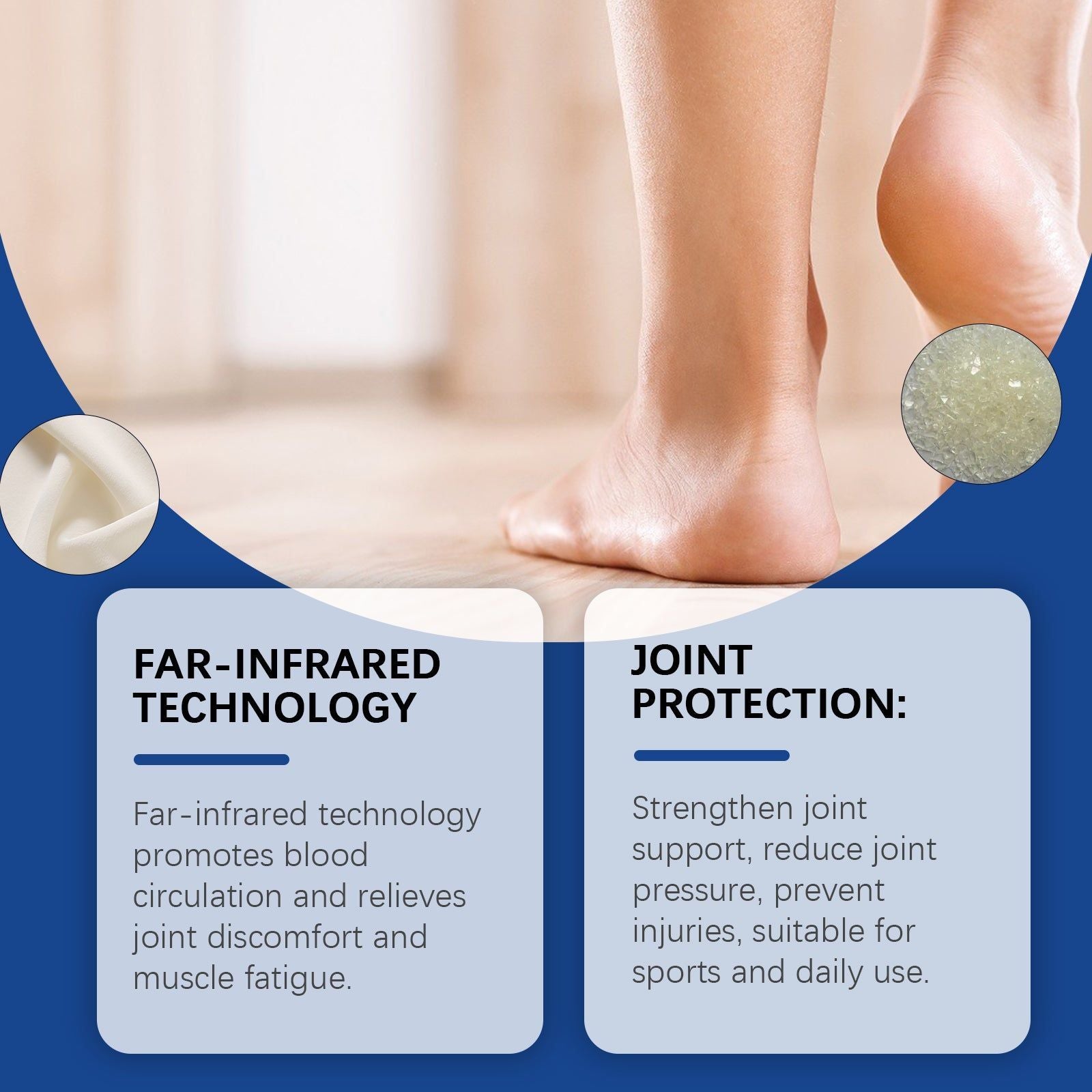 Premium Foot Care Socks for Joint Support, Pain Relief, and Muscle Recovery ,1 pair